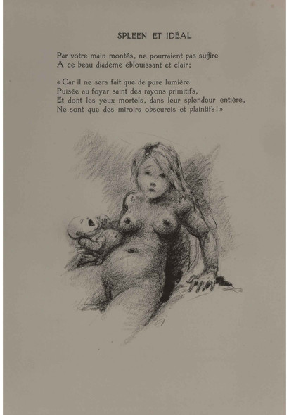 Les Fleur Du Mal By Charles Baudelaire 1947 by Louis Icart