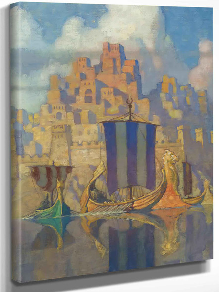 The Phoenician Biremes by Nc Wyeth