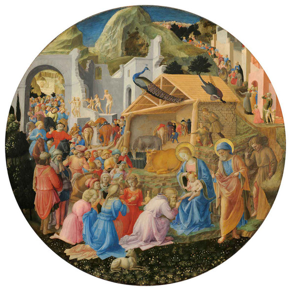 Fra Filippo Lippi The Adoration Of The Magi by Fra Angelico
