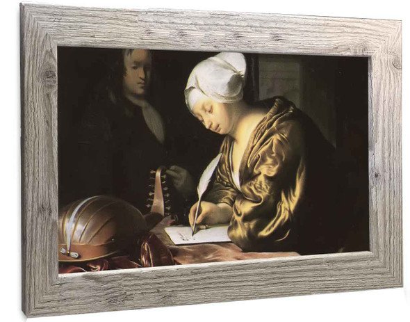 A Lady Writing Johannes Vermeer