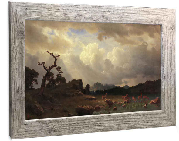 Thunderstorm In The Rocky Mountains Albert Bierstadt