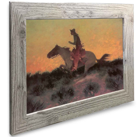 Against The Sunset Frederic Remington