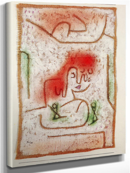 One Girl Two Schapps by Paul Klee