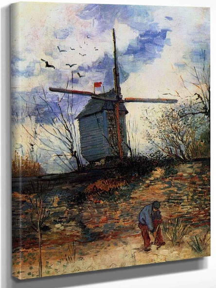 Le Moulin De La Galette1 By Vincent Van Gogh