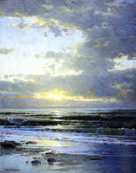 Sunrise On The Beach By William Trost Richards