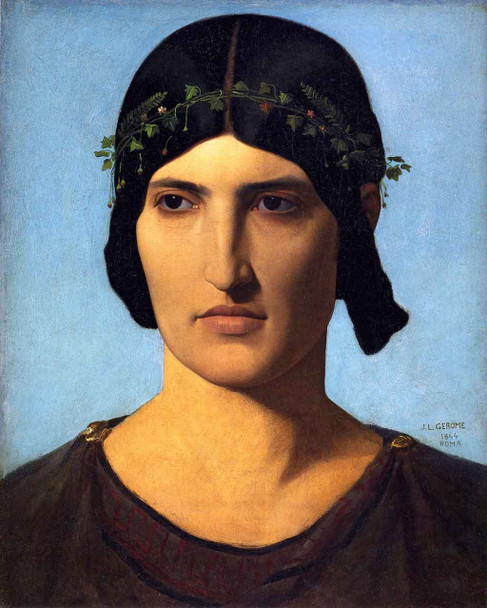 Portrait Of A Roman Woman By Jean Leon Gerome By Jean Leon Gerome