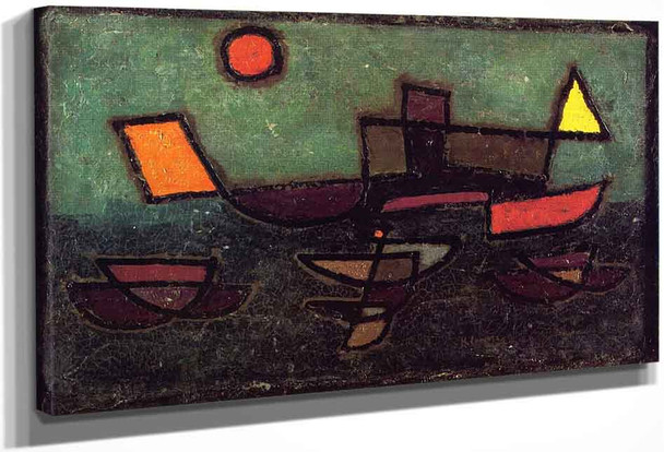 Afbahrender Dampfer By Paul Klee