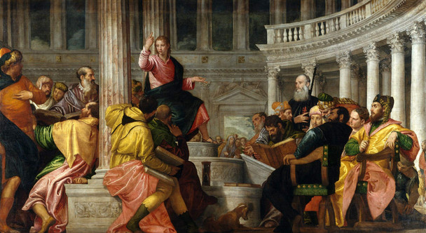 Jesus Among The Doctors By Paolo Veronese