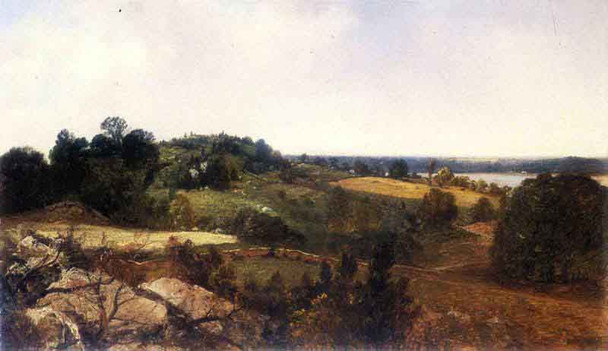 Landscape1 By John Frederick Kensett By John Frederick Kensett