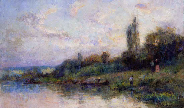 The Banks Of The Seine By Albert Lebourg By Albert Lebourg