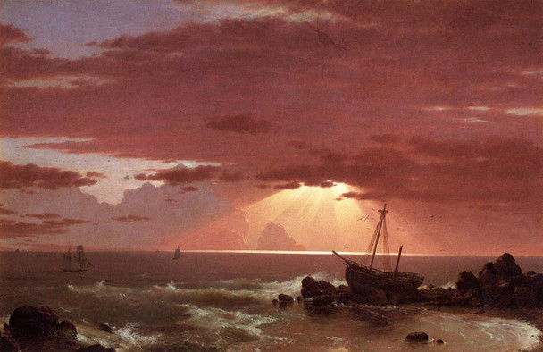 The Wreck By Frederic Edwin Church By Frederic Edwin Church