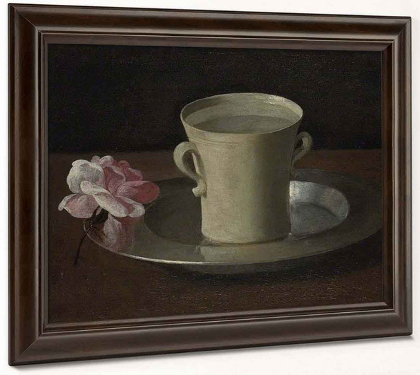 A Cup Of Water And A Rose By Francisco De Zurbaran Print Or Painting Reproduction From Cutler Miles