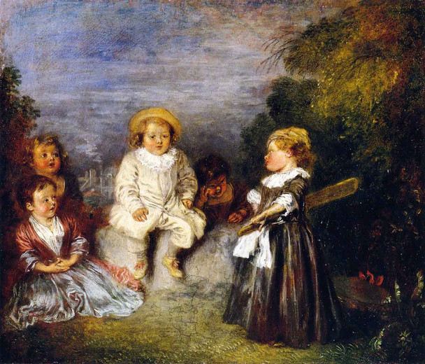 The Happy Day By Jean Antoine Watteau French1684  1721