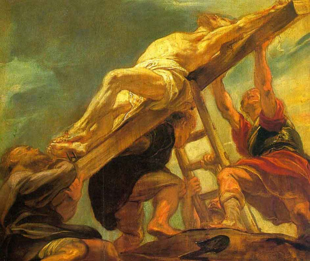 The Raising Of The Cross By Peter Paul Rubens By Peter Paul Rubens