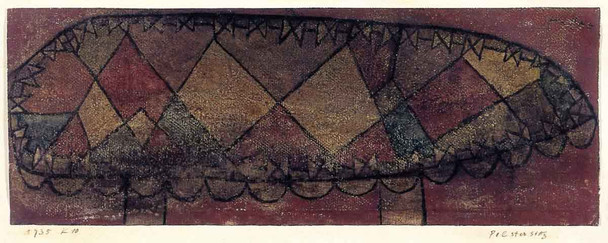 Cushioned Seat By Paul Klee