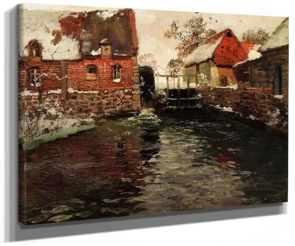 The Mill By Fritz Thaulow