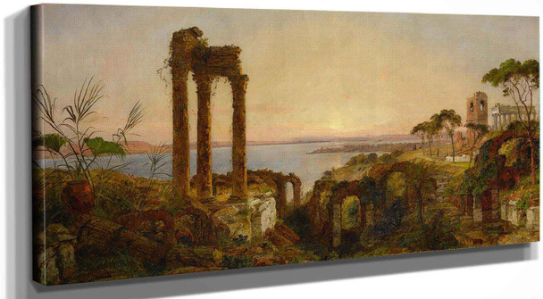 Jasper Francis Cropsey Mediterranean Ruins by Jasper Francis Cropsey