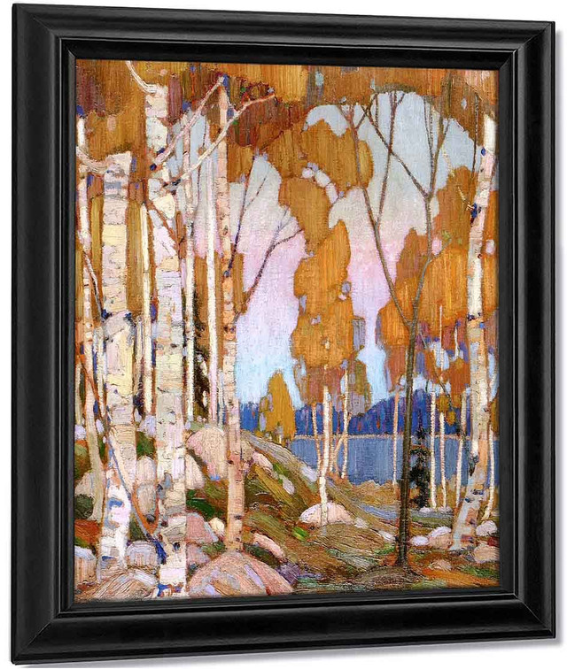 Decorative Landscape Birches By Tom Thomson Reproduction from Cutler Miles