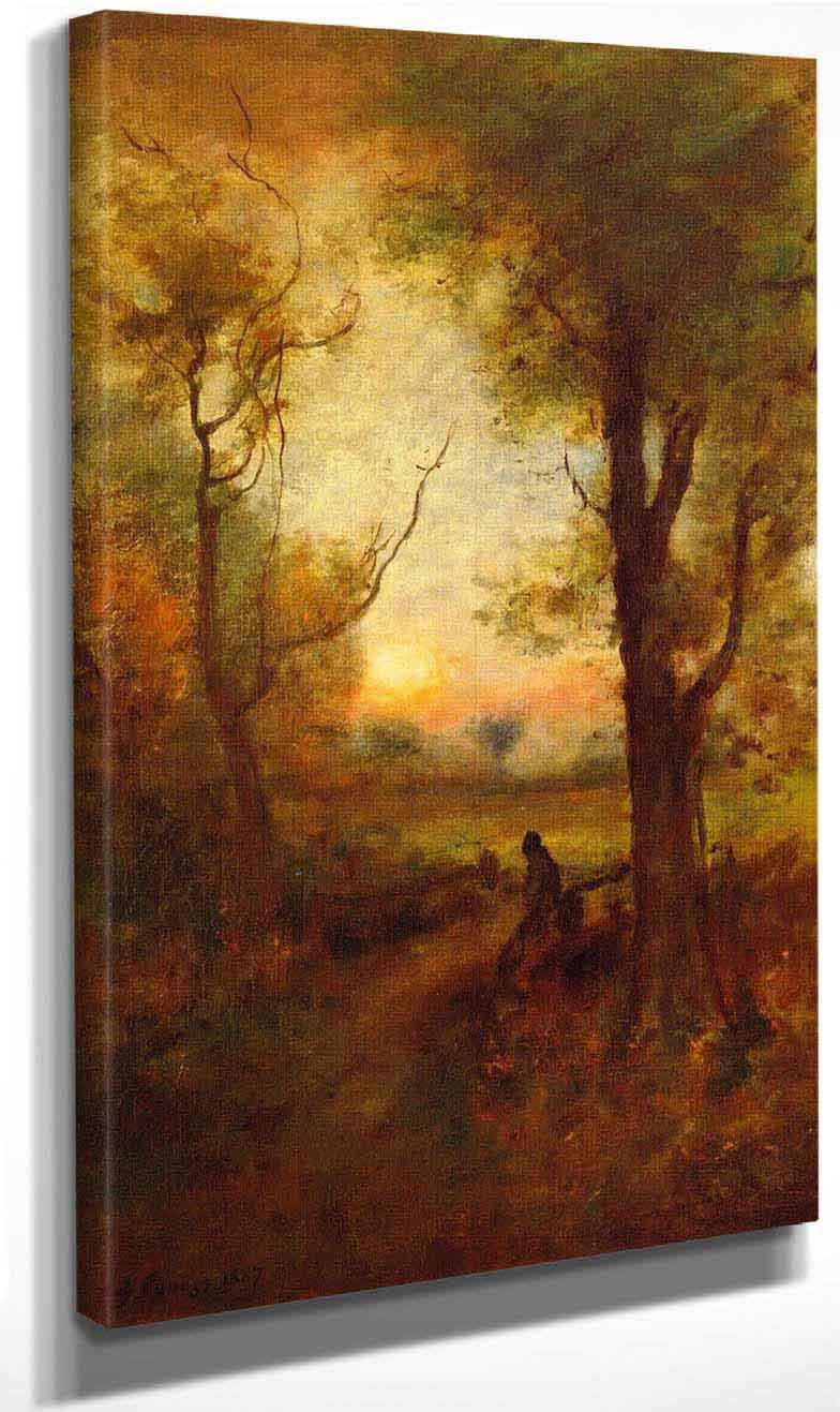 The Pasture By George Inness Print or Oil Painting Reproduction from ...
