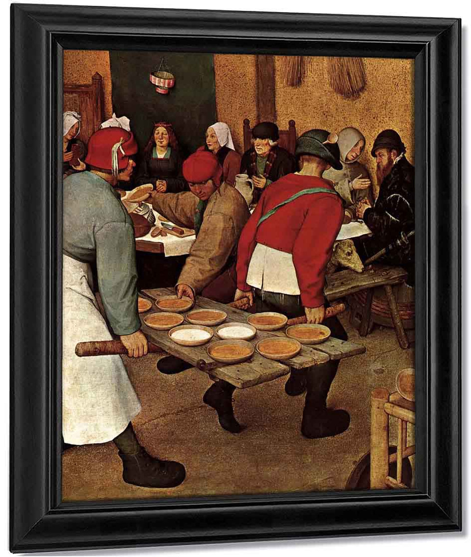 Peasant Wedding By Pieter Bruegel The ElderReproduction from Cutler Miles