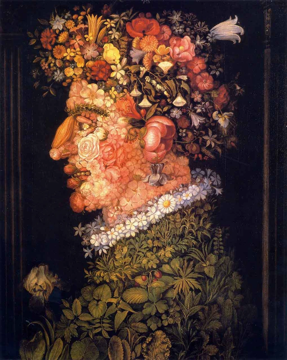 The Four Seasons 01 Spring By Giuseppe Arcimboldo Reproduction