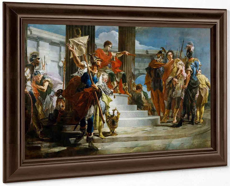 Scipio Africanus Freeing Massiva By Giovanni Battista Tiepolo Print or ...
