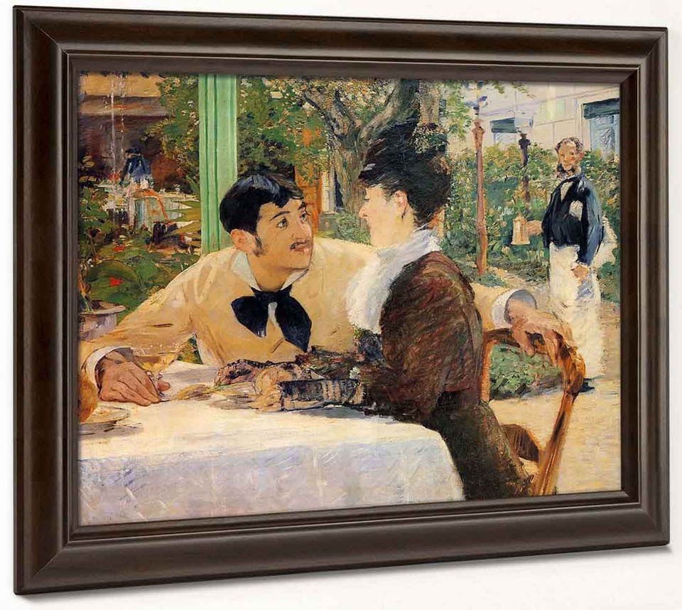 Chez Le Pere Lathuille By Edouard Print or Painting Reproduction