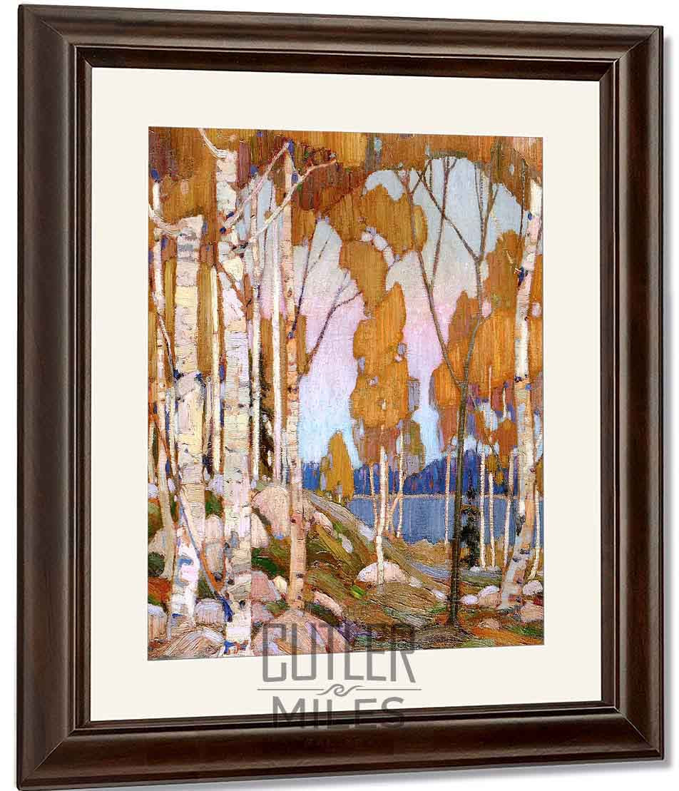 Decorative Landscape Birches By Tom Thomson Reproduction from Cutler Miles