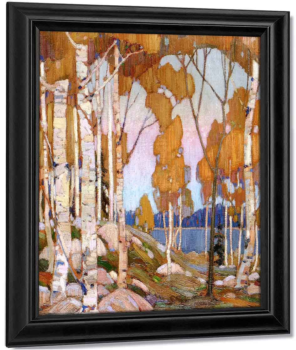 Decorative Landscape Birches By Tom Thomson Reproduction from Cutler Miles