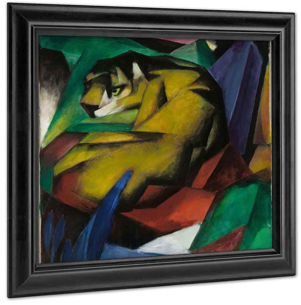 Der Tiger Von Franz Marc The Tiger by Franz Marc