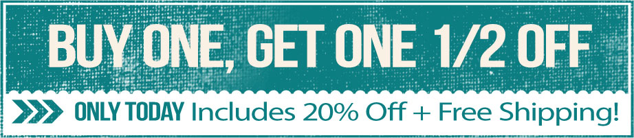 Buy One, Get One Half Off