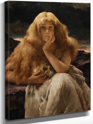 ミッシェル・マトナ　66/120　銅版画 Maria Magdalena By Alfred Emile Leopold Stevens Art Reproduction