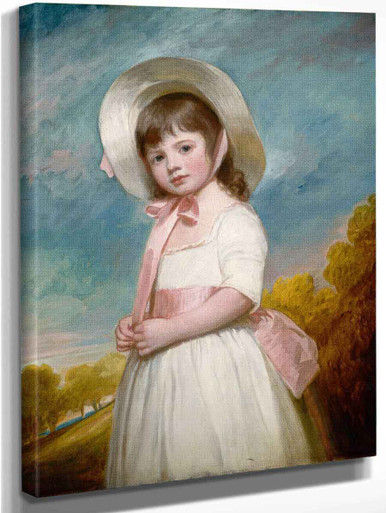 Miss Juliana Willoughby By George Romney Art Reproduction from Cutler ...