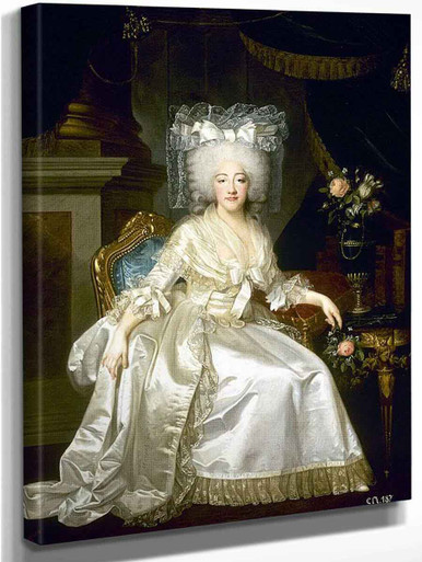 This portrait of Marie-Louise de Bourbon-Espagne, Grand Duchess of