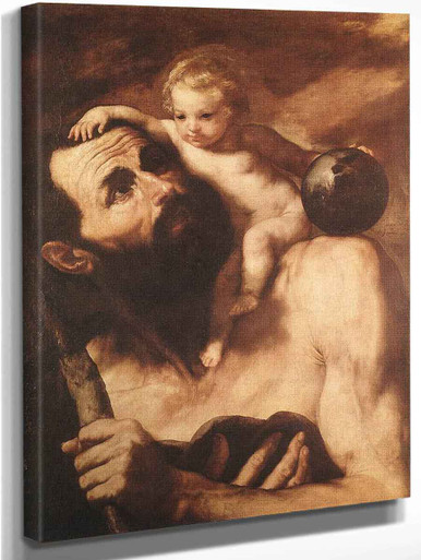 Sait Jerome And The Angel 1 By Jusepe De Ribera Art Reproduction from ...