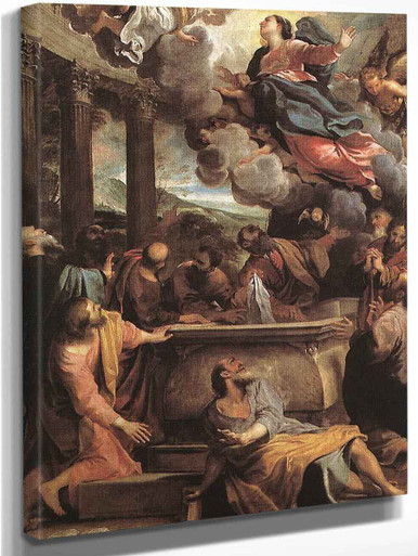 The Assumption Of The Virgin By Annibale Carracci Art Reproduction