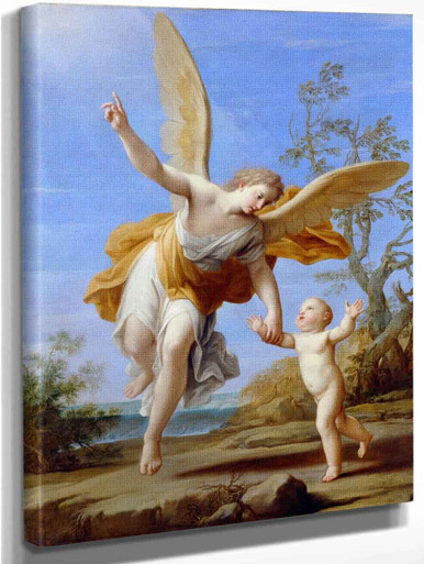 絵画 ANGEL 1 the-guardian-angel_marcantonio