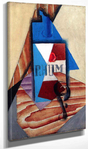 The Bottle Of Rum By Juan Gris Print Or Painting Reproduction the-bottle-of-rum-by-juan-gris-print-or-painting-reproduction