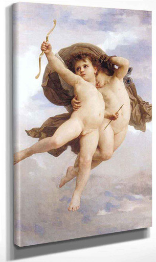 Victorious Love By William Bouguereau Print or Painting Reproduction