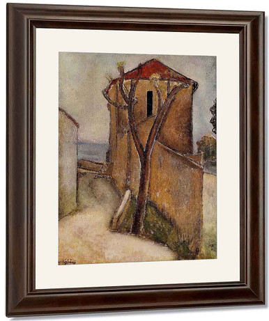 Modigliani Landscape Landscape In The Midi By Amedeo Modigliani Reproduction