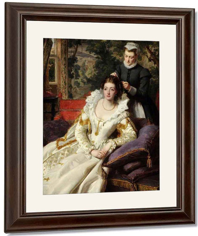 Tableau William Powell Frith - Les Deux Personnages De Derby Day, Toile/cadre Prêt à Accrocher