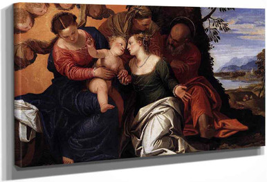 Mystical Marriage Of St Catherine By Paolo Veronese Print or Oil ...