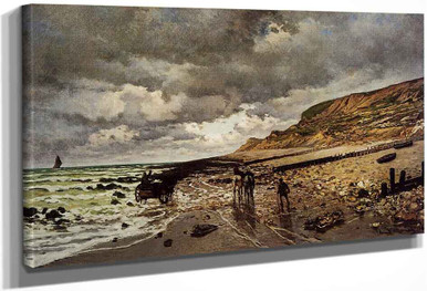 The Pointe De La Heve At Low Tide By Claude Oscar Monet Print or