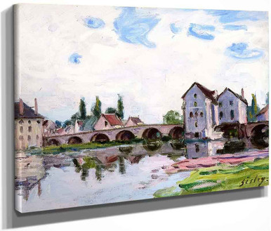 Moret Sur Loing By Alfred Sisley Print or Painting Reproduction