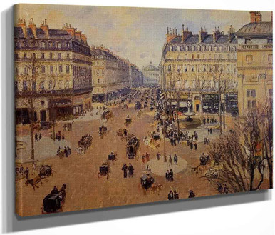 Place Du Theatre Francais Afternoon Sun In Winter By Camille