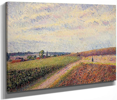 View Of Eragny1 By Camille Pissarro Print or Painting