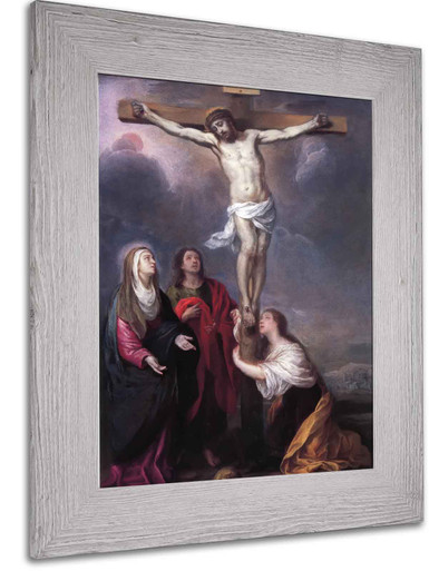 Christ On The Cross With The Virgin Saint John And Mary Magdalene by ...