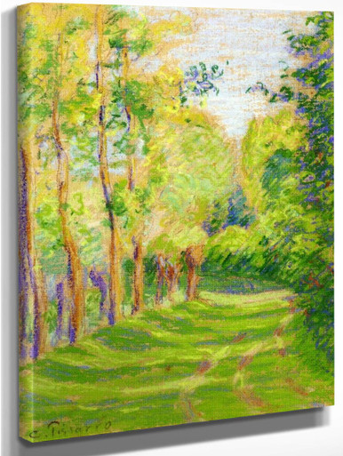 Landscape At Saint Charles By Camille Pissarro Art Reproduction