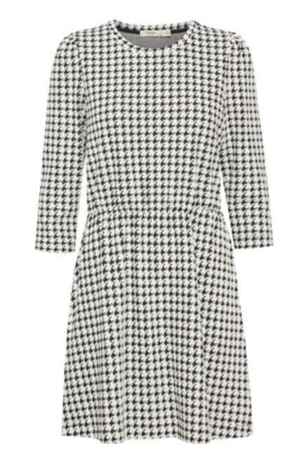 Hounds Tooth Jersey Dress