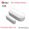 Tuya Zigbee Door Sensor Smart Home Security Window Detector Automatic Sliding Door Magnetic Contact Sensor Support Alexa Google